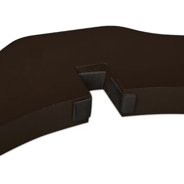 Захисний бар'єр Relaxdays коричневого кольору, 92 см