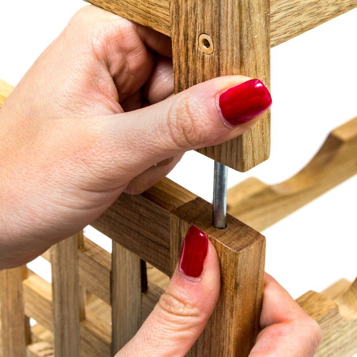 Стильна полиця для вина Relaxdays 