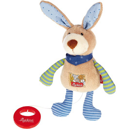 Міні-Музична скринька Сова з мелодією Гаррі Поттера дитячі іграшки для дівчаток і хлопчиків рекомендується з народження Бежевий/Синій (Різнокольоровий / кролик), 42545