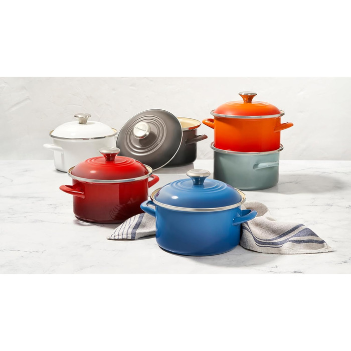 Le Creuset Супниця емальована на сталі, 3.8 л, колір 'Морська сіль'
