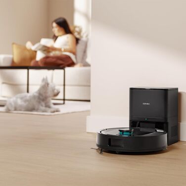 Робот-пилосос та робот-мийник Cecotec Conga Y80 з ШІ та керуванням через додаток. Потужність всмоктування 20000Pa, штучний інтелект, силіконова щітка Anti-Tangle, обертові мікрофібри, автономність до 220 м²