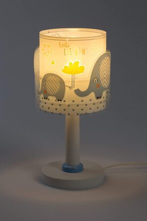 Дитяча настільна лампа із зображенням слонів Dalber