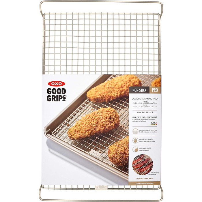 Форма для випічки OXO Good Grips 13' x 18' металева (для випікання та охолодження)