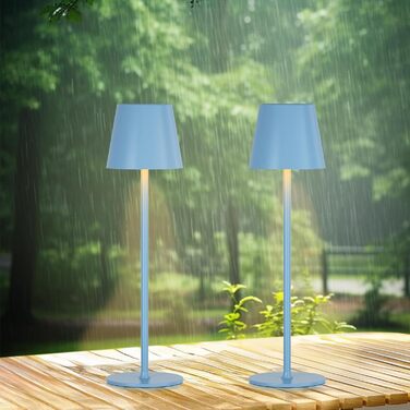 LED настільна лампа бездротова з акумулятором, регульована яскравість, 2 шт. з 3 колірними температурами, сенсорне керування, зарядка USB-C, для дому, кемпінгу (чорний) 2 шт.