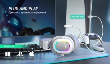 Гарнітура Fifine RGB H6W