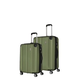 Чемоданний набір Travelite City з 4 колесами, зелений (L/M)