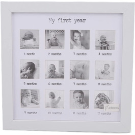 Рамки для фотографій Focket для першого року життя дитини, 12-місячні рамки для фотографій, перший рік після місяця, Дитячі фоторамки на пам'ять, рамка для колажів для першого року життя дитини, рамка для колажів для новонародженої дитини
