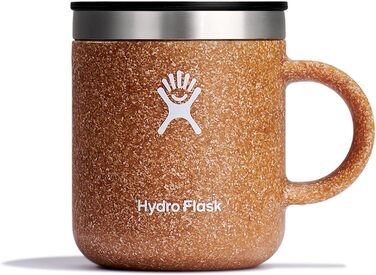 Термокружка Hydro Flask 354 мл з нержавіючої сталі, вакуумна ізоляція, з кришкою та ручкою, для подорожей, миється в посудомийній машині