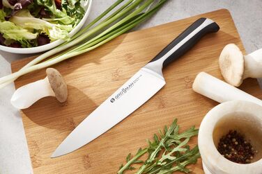 Ніж кухарський Grossman 282ON з нержавіючої сталі, 33 см, ергономічна ручка