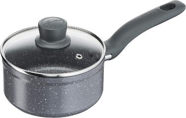 Набір посуду Lagostina Antea 8 предметів: каструлі та сковорідки, алюміній, сірий