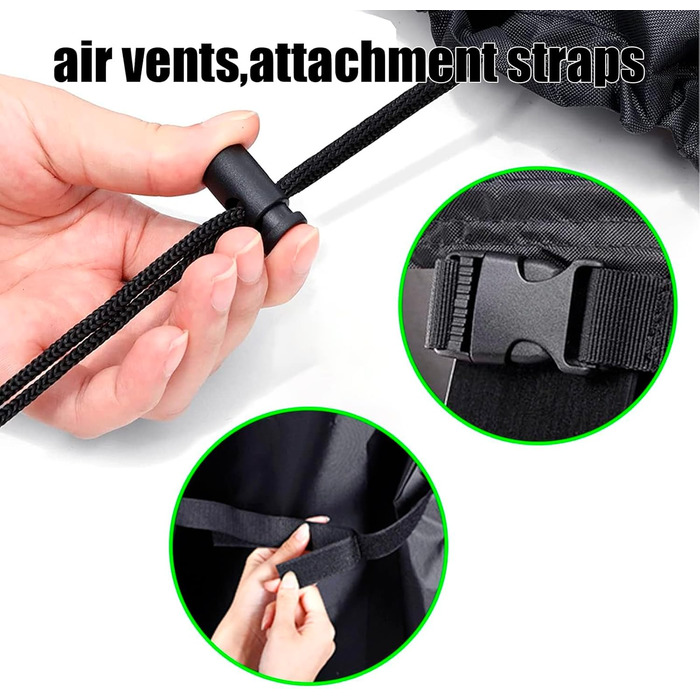 Водостійкий чохол для садово-патіо меблів 600D Oxford, захист від пилу, сонця та вітру (242x162x100cm, 160x100x75cm)