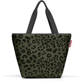 Сумка-шопер Reisenthel Shopper M Teddy Leo Olive – містка та стильна, з водовідштовхувального матеріалу