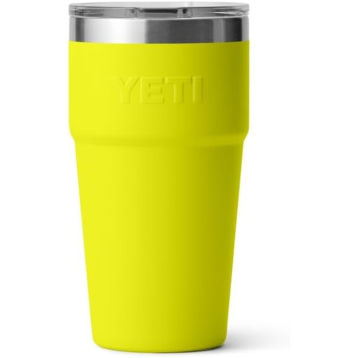 Термос YETI Rambler 591ml (20oz) з кришкою MagSlider, колір Firefly Yellow