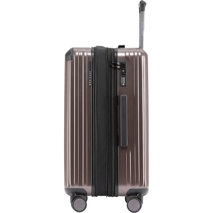 Набір валіз Münicase M816 TSA: 3 шт. (Coffee), з TSA-замком, телескопічним ручками та жорстким корпусом