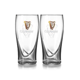 Пивні келихи Guinness Glas набір з 2 шт 568 мл з логотипом та арфою - оригінальні склянки для пива