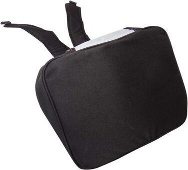 Фронтальна сумка для рюкзака для собак 32x37x24 см чорна/сіра