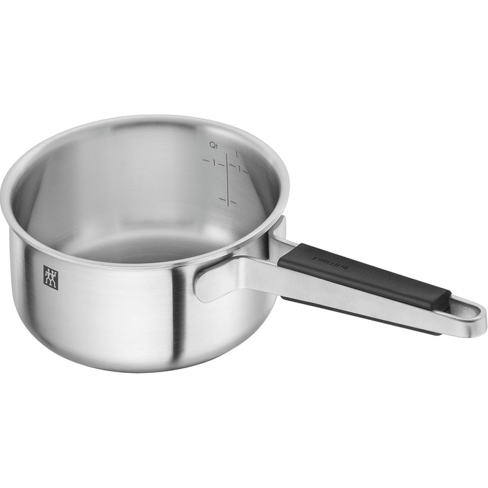 Набір посуду ZWILLING PURE, 5 предметів, з нержавіючої сталі 18/10, керамічне покриття, Stay-Cool ручки, придатний для миття в посудомийній машині (срібний)