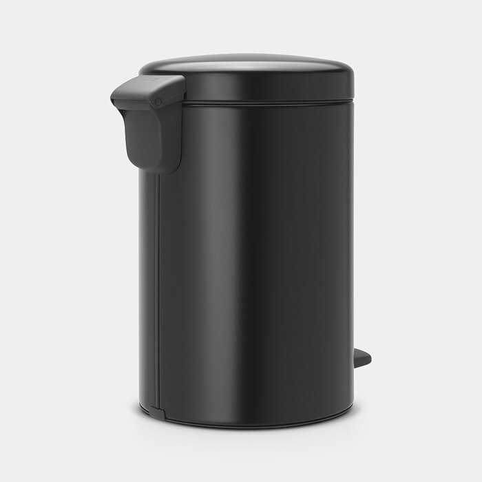 Педаль для сміття 12 л Silent Black Matte NewIcon Brabantia