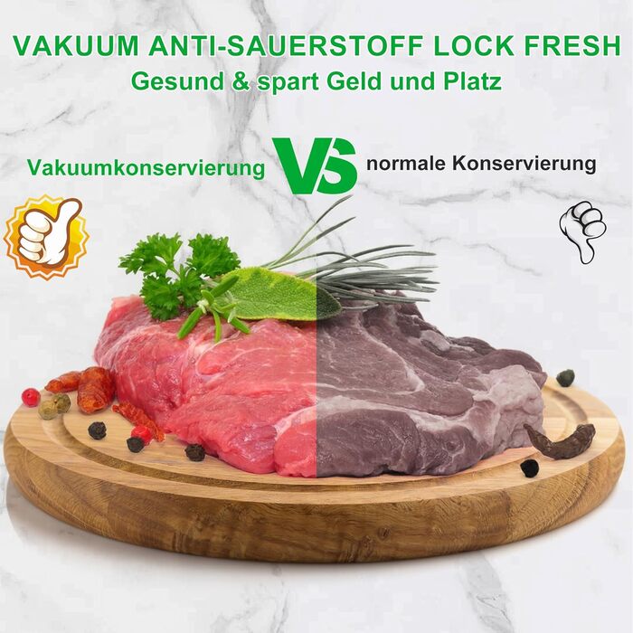 Вакууматор 7 в 1 професійний з різаком, цифровим таймером та 100 пакетами для вакуумування, автоматичний запечатувач