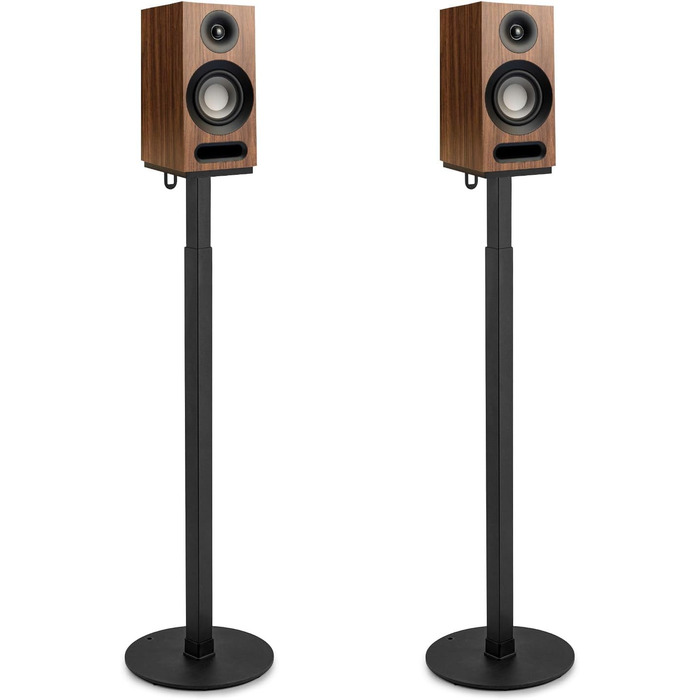 Підставка для акустики Dhouse, регульована висота, універсальна, поворотна на 360°, чорна (1 шт.)