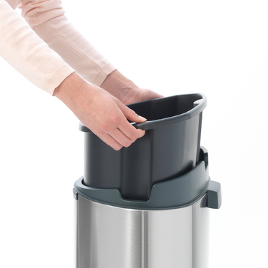 Бак для сміття Brabantia Touch bin 40 л (200748), Стальной, 40