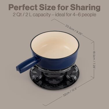 Swissmar Lugano Фондю-набір 9 частин, чавун/нержавіюча сталь, вишневий, 2L, для м'яса, сиру та шоколаду, на 4 особи, подарунковий набір