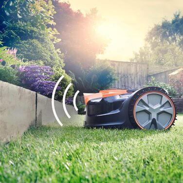 Робот-газонокосарка LawnMaster VBRM16 OcuMow для газонів до 100 м², самохідний, бездротовий, акумуляторний 24В 4.0Ah Li-Ion