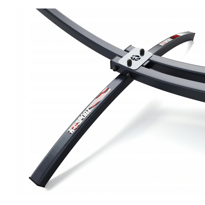 Гамак на стійці ZIDER, багатоколірний, навантаження до 300 кг, 364 x 160 см