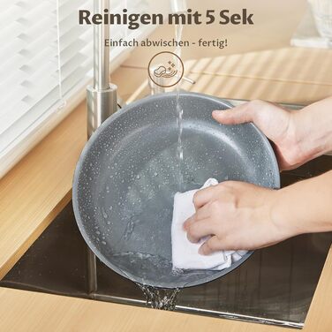 Набір каструль BEZIA 17 предметів з знімним ручками, антипригарний набір сковорідок з керамічним покриттям, набір каструль для індукційних плит, підходить для всіх типів плит, складаний набір каструль, індукційне кухонне приладдя, набір для кемпінгу, прид