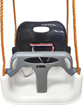 Дитяча гойдалка COIL 3-в-1 для дому та вулиці з регульованою спинкою