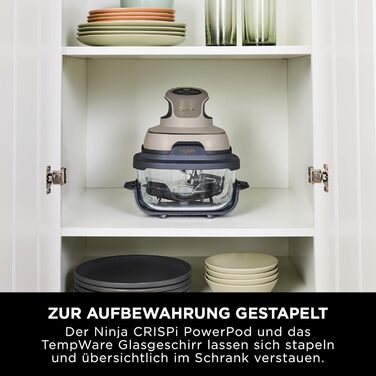 Ninja CRISPi Airfryer – фритюрниця-конвекційна піч, 3.8 л, 4-в-1, 1700 Вт, Stone Gold FN101EUSTGD