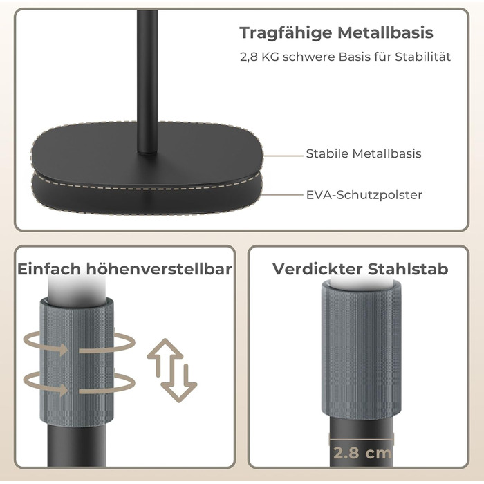 Регульований підставка для ноутбука, мобільний столик для дивану/приліжкові, дерев'яний подіум, чорний