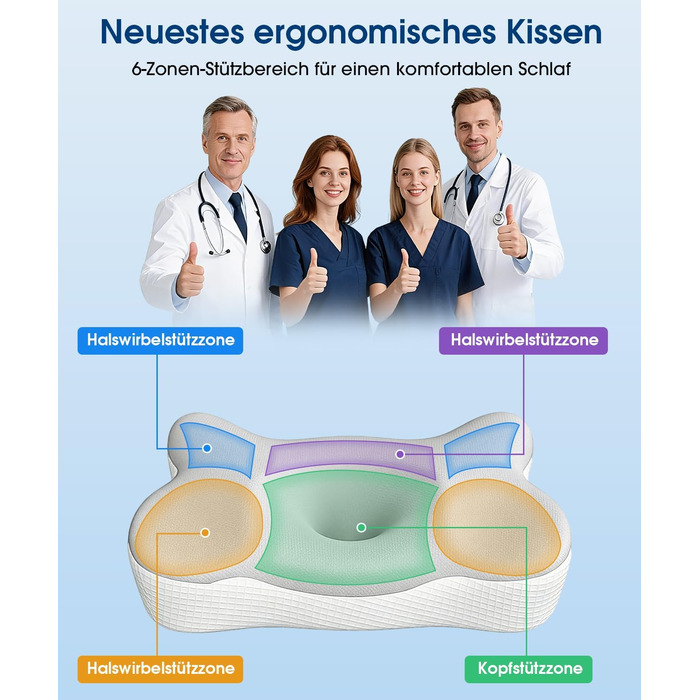 Ортопедична подушка для шиї 