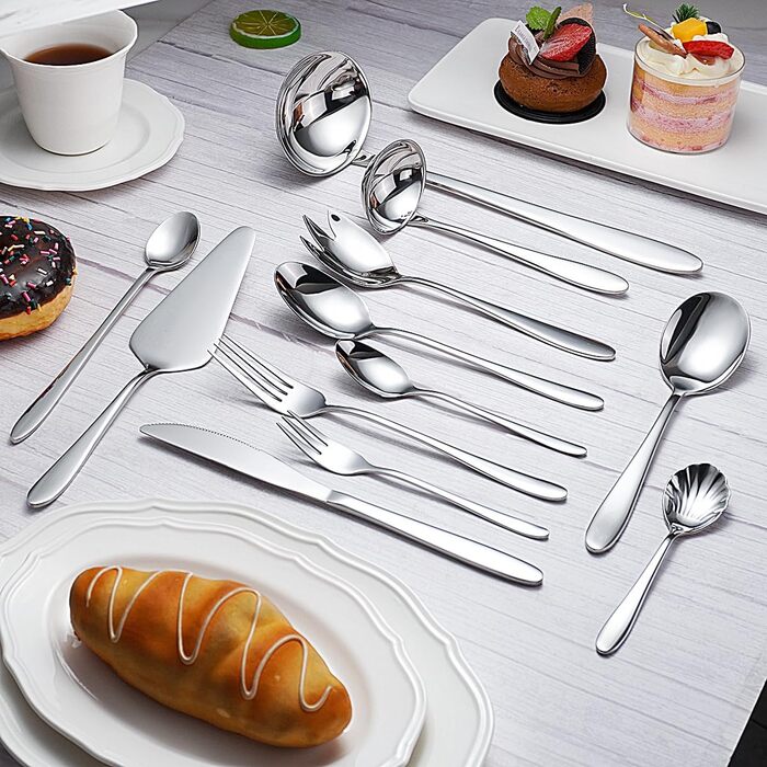 Набір столових приборів Karl Hausmann на 12 осіб (72 шт.) - нержавіюча сталь, безпечний для миття в посудомийній машині