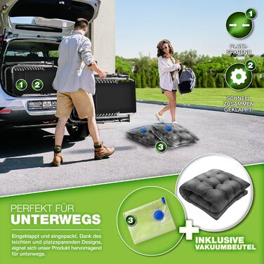 Розслаблююче крісло-шезлонг Tillvex® для саду та відпочинку | Складане, до 200 кг, з товстим поліестером | Зручне, для балкона, тераси та вулиці