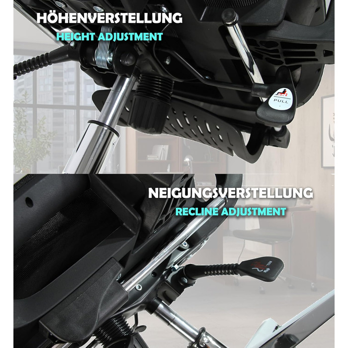 Офісне крісло Sesto Senso K80G Grey - ергономічне, з підніжкою, регульованою спинкою та підлокітниками