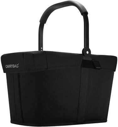 Кошик для покупок Reisenthel Carrybag + кришка, рама чорна/чорна