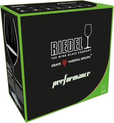 Кришталевий келих Riedel Performance Syrah/Shiraz, набір 2 шт, преміум якість, машинне виробництво