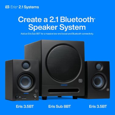Активна акустика PreSonus Eris 3.5BT Gen 2 біла - 3.5