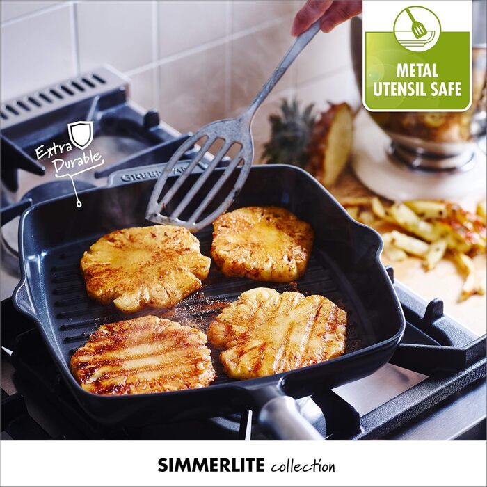 GreenPan SimmerLite Grill Pan, 25.4 cm (11 дюймів), Шкіряний гриль