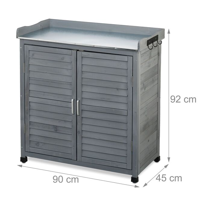 Стіл для рослин Relaxdays з нижньою полицею