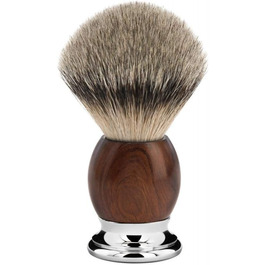 Щітка для гоління MHLE - Серія Sophist - Silvertip Badger Pluck - Ironwood