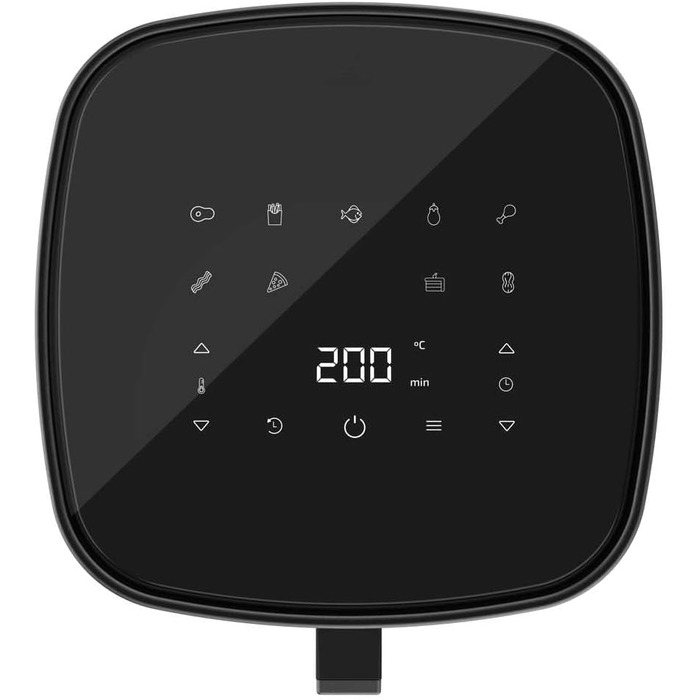 Фритюрниця без олії Cecotec Cecofry 6000 Full, 6 л, 1700 Вт, PerfectCook, 12 режимів, чорний