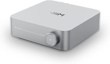 Підсилювач WiiM підсилювач Multi-Room з AirPlay 2, Chromecast, HDMI і голосовим керуванням - сріблястий