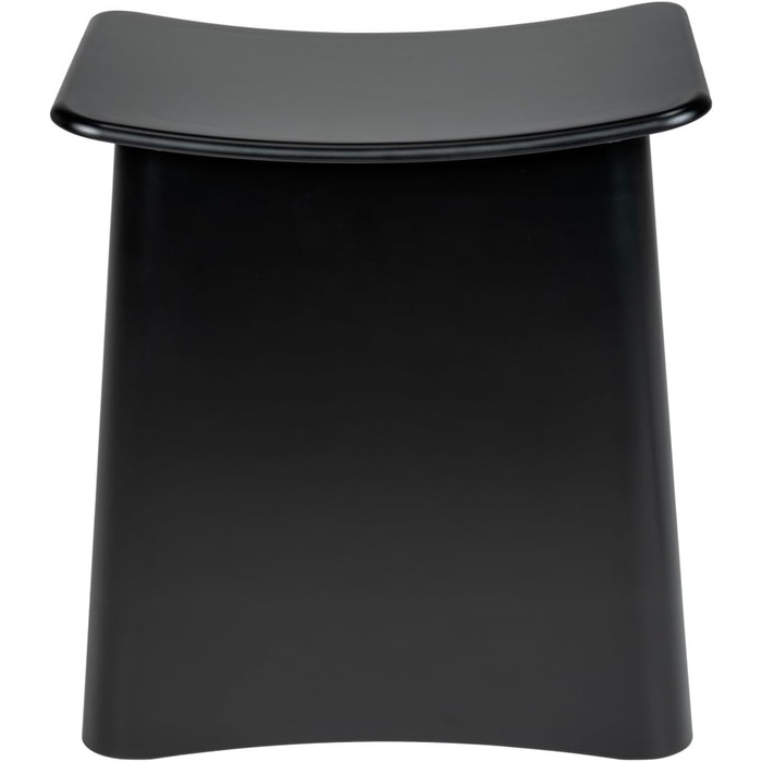 WENKO 2в1 табурет-кошик для білизни Wing білий - табурет для ванної кімнати з винімним мішком для білизни, об'єм 33 л, пластик (ABS), 45 x 48 x 33 см, білий, 48 x 33 x 45 см (чорний)