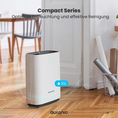 Електричний осушувач повітря Auronic AU3272 20L - 12л, для дому, осушувач повітря, осушувач вологи