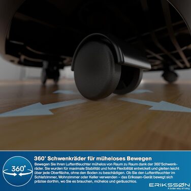 Електричний осушувач повітря з LED-дисплеєм, таймером та захистом від дітей | Осушує 16л вологи на добу | Для приміщень до 70м² | Енергоефективний осушувач з датчиком вологості | Білий/Чорний