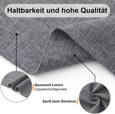 Текстильні серветки для столу Homaxy, 4 шт., темно-сірі, стійкі до високих температур, нековзні