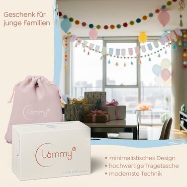 Підігрівач для пляшечок Lämmy – акумуляторний, портативний, точний, не протікає, компактний – для всіх пляшечок, USB