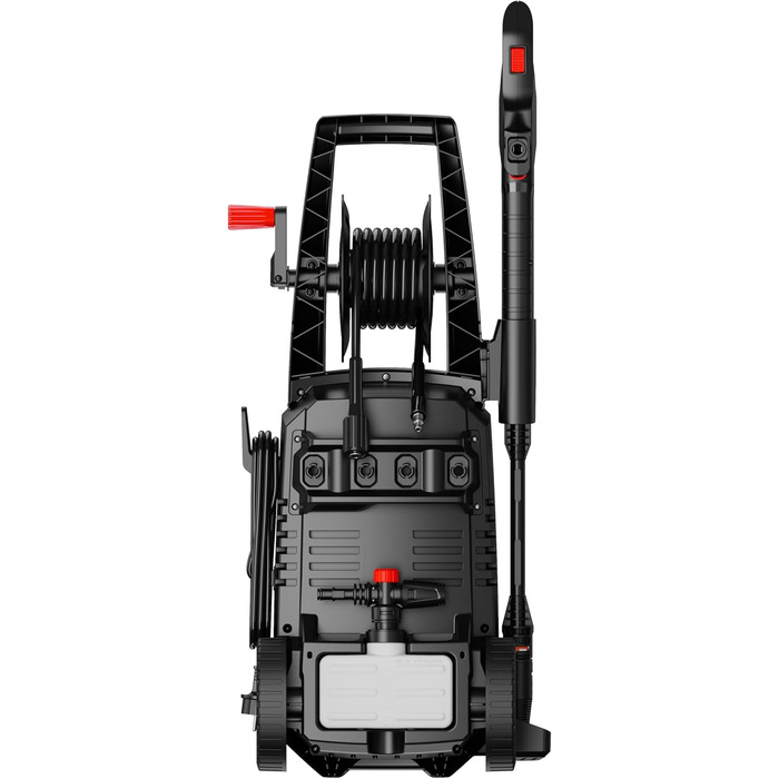 Високотискний мийник LEHMANN Hudson 1800 Вт, 145 бар, 450 л/год, з набором аксесуарів (щітка, пінозмішувач, шланг 5м)